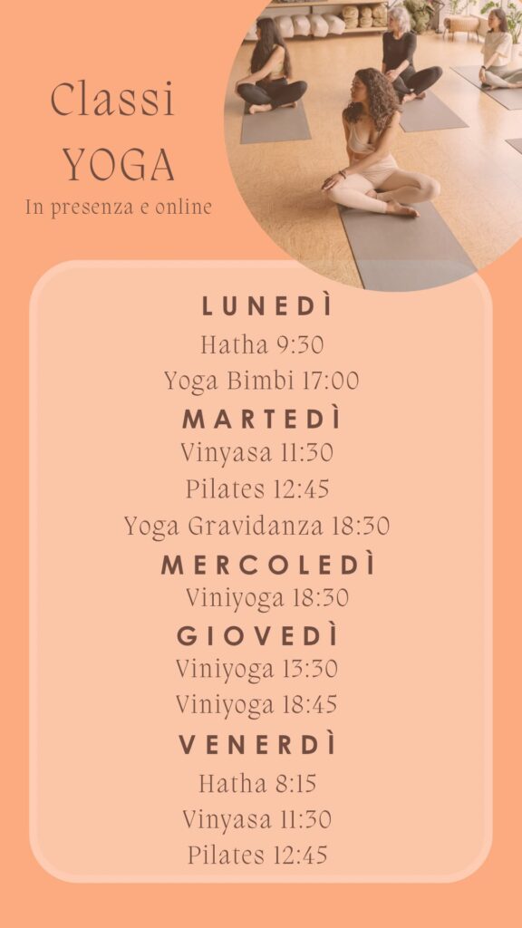 CALENDARIO CORSI YOGA - PILATES 2026 2 CALENDARIO EVENTI NATURYOGA